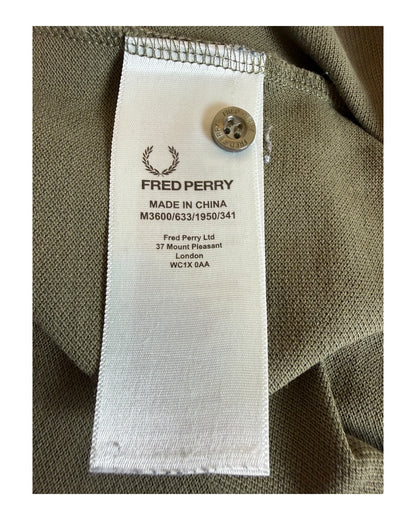 Fred Perry Poloshirt khaki Größe M