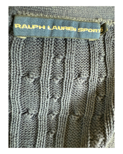 Polo Ralph Lauren Zopfmuster Cardigan marineblau Größe S