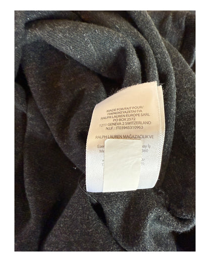 Polo Ralph Lauren Poloshirt schwarz meliert Größe M