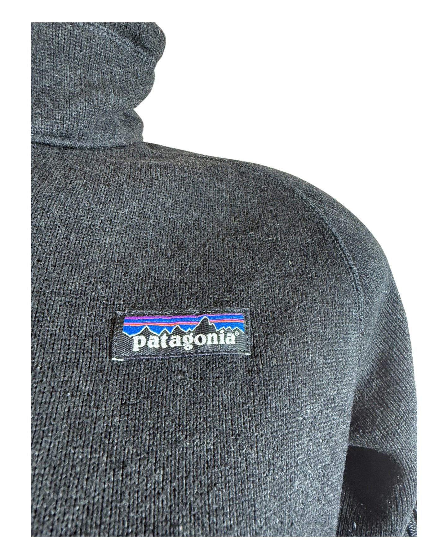 Patagonia Fleece Jacke schwarz Größe M
