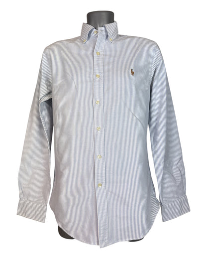 Polo Ralph Lauren Oxfordhemd hellblau weiß gestreift Größe L