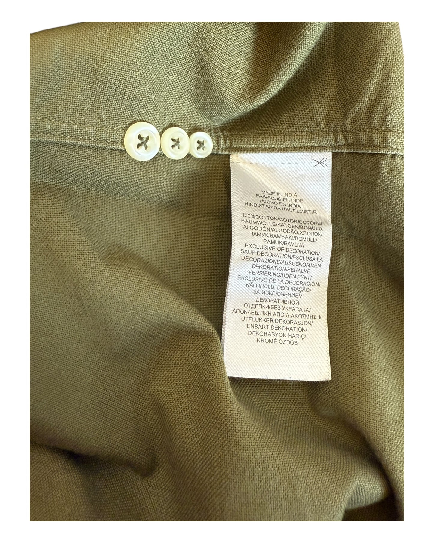 Polo Ralph Lauren Oxfordhemd khaki Größe S