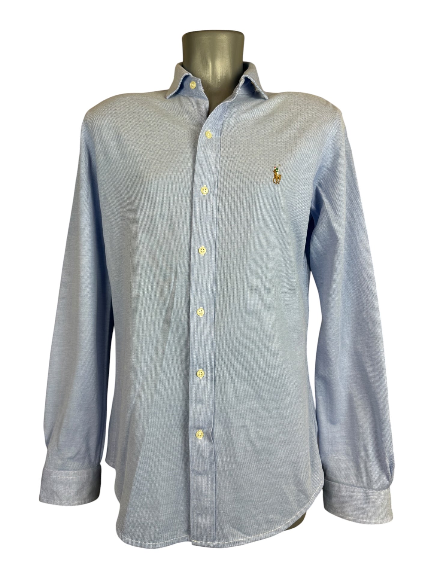 Polo Ralph Lauren Knit Oxfordhemd hellblau Größe M