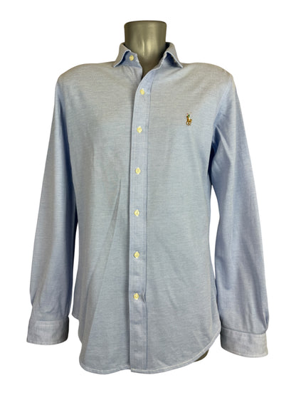 Polo Ralph Lauren Knit Oxfordhemd hellblau Größe M