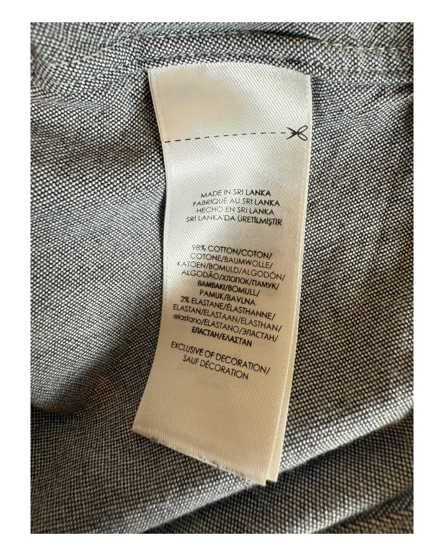 Polo Ralph Lauren Oxfordhemd grau Größe M