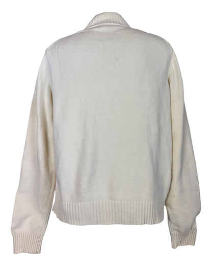 Polo Ralph Lauren Half Zip Pullover creme Größe L