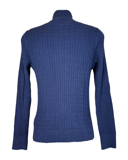 Polo Ralph Lauren Zopfmuster Strickjacke royalblau Größe L