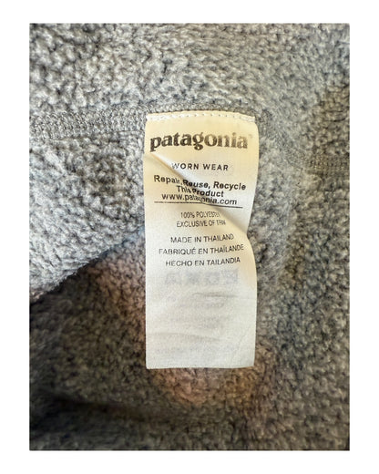 Patagonia Fleece Half Zip Pullover grau Größe S