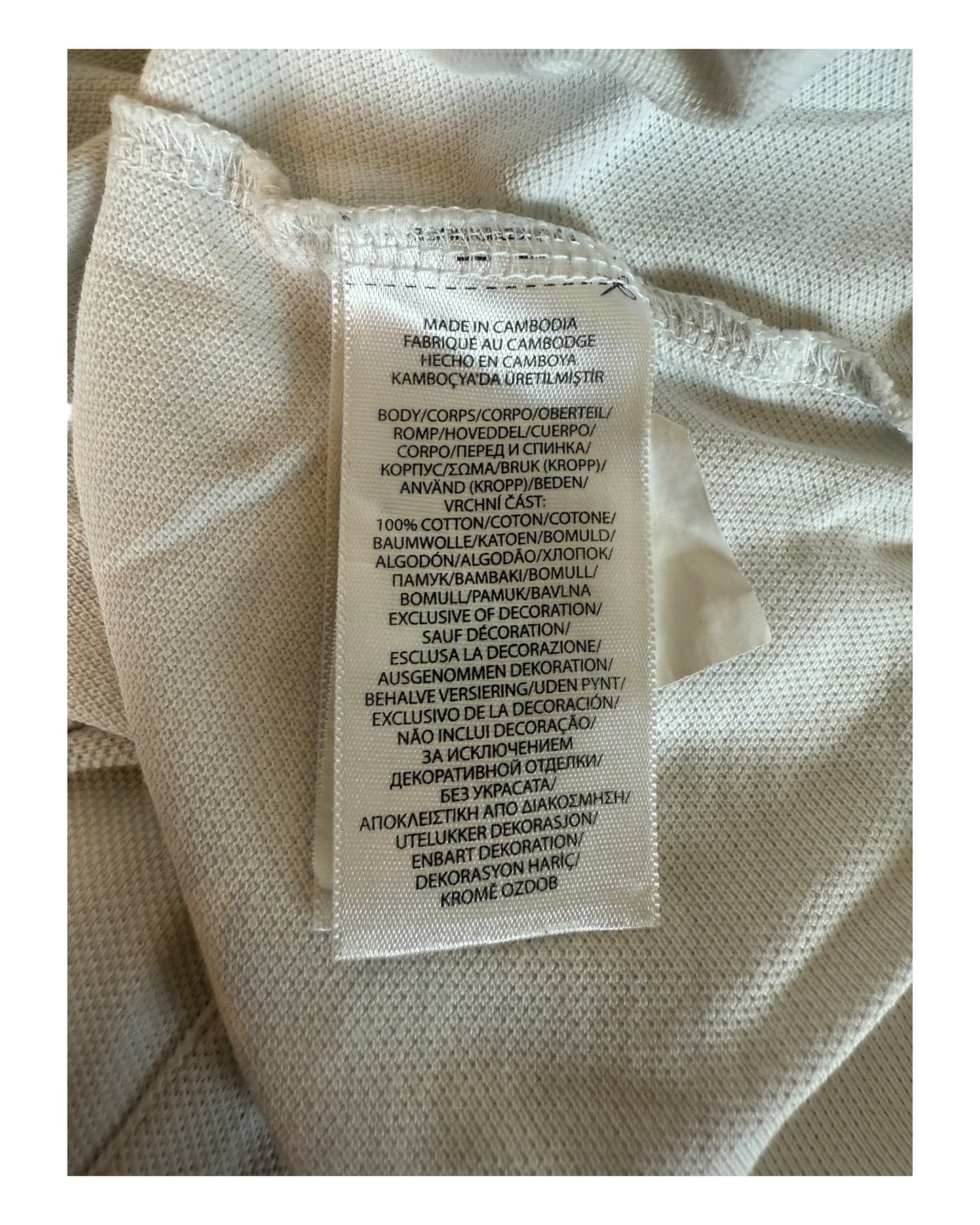 Polo Ralph Lauren Poloshirt weiß Größe M