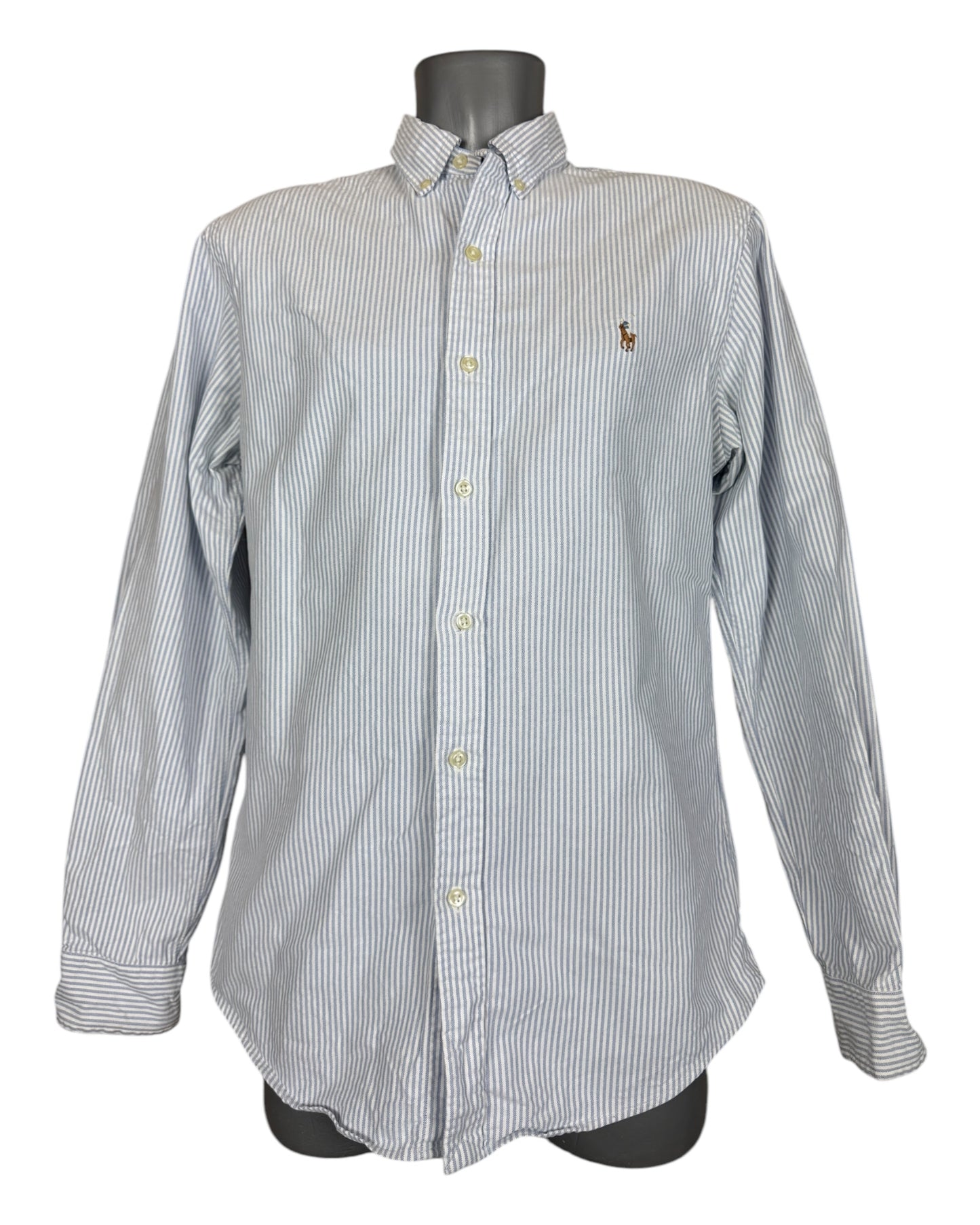 Polo Ralph Lauren Oxfordhemd blau weiß gestreift Größe M