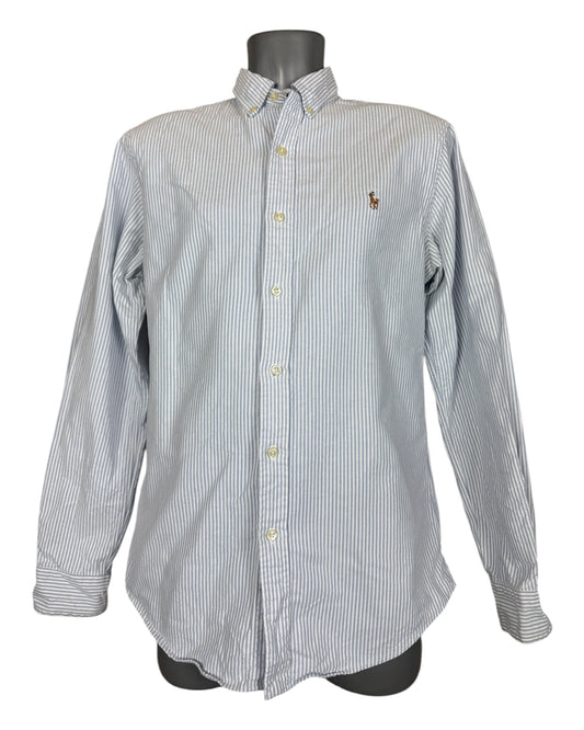 Polo Ralph Lauren Oxfordhemd blau weiß gestreift Größe M