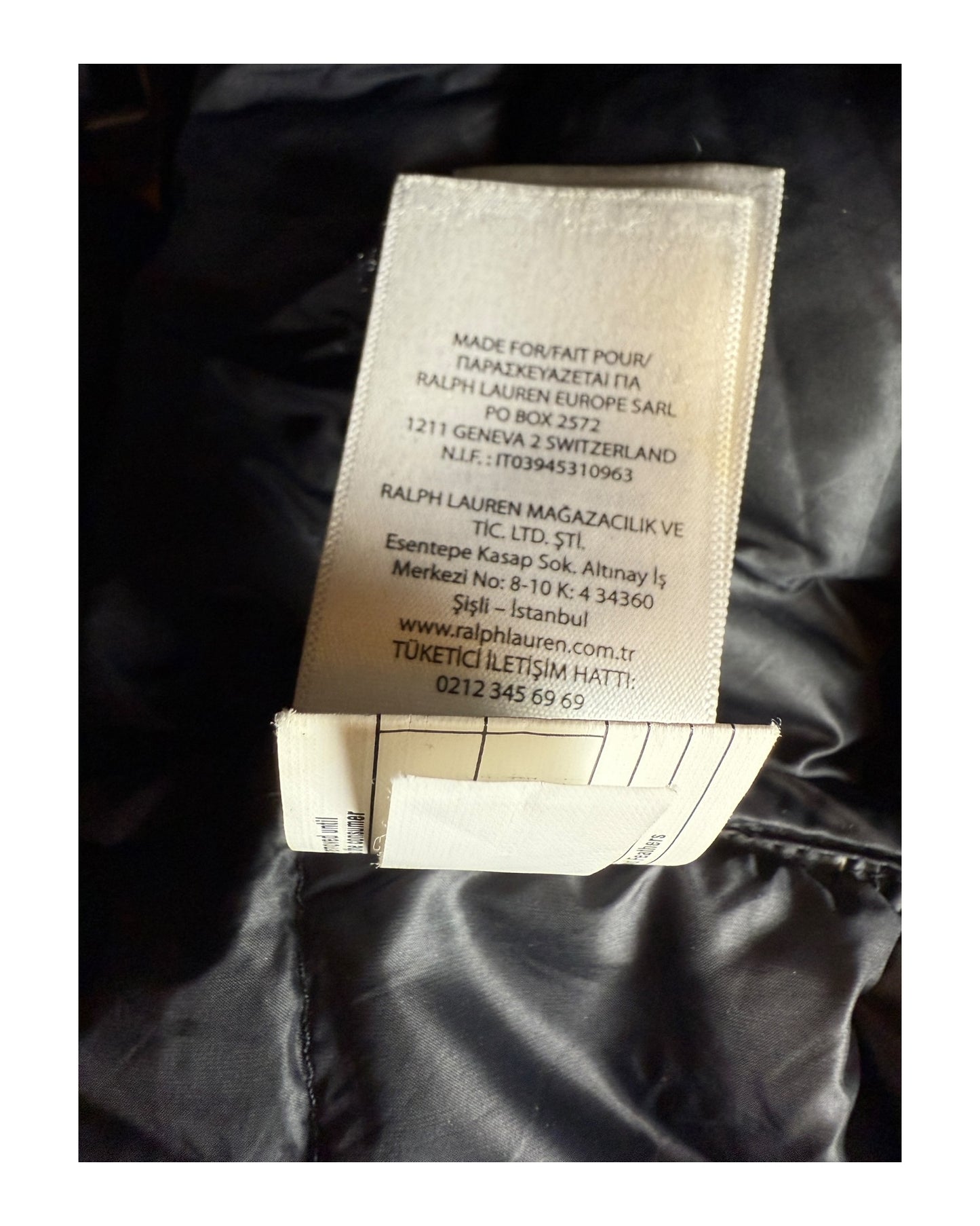 Polo Ralph Lauren Daunenweste schwarz Größe M