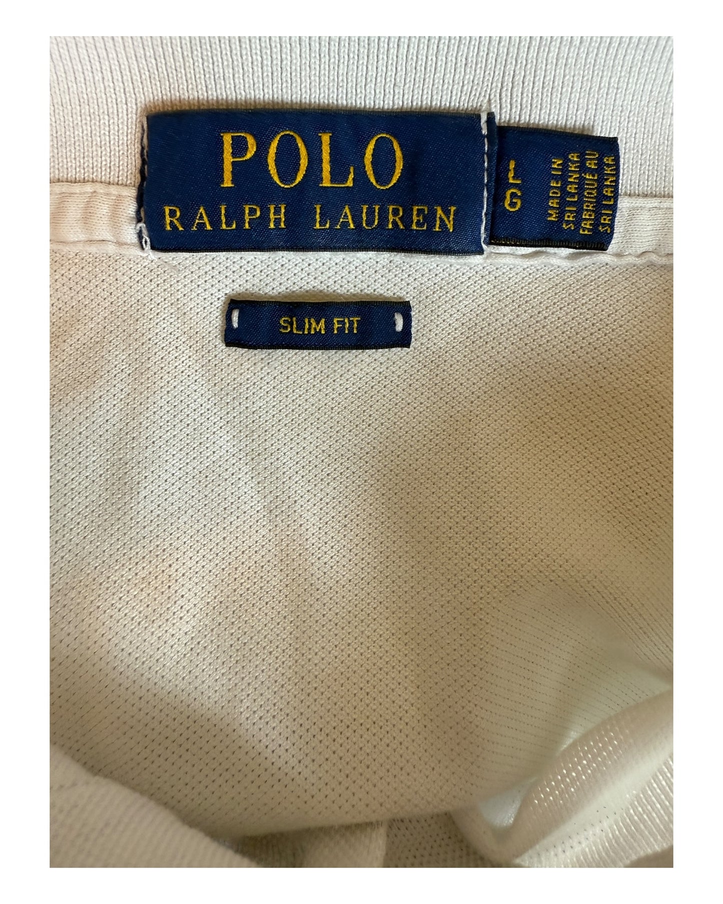 Polo Ralph Lauren Poloshirt weiss Größe L