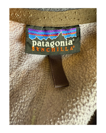 Patagonia Fleece Half Zip Pullover lila Größe M