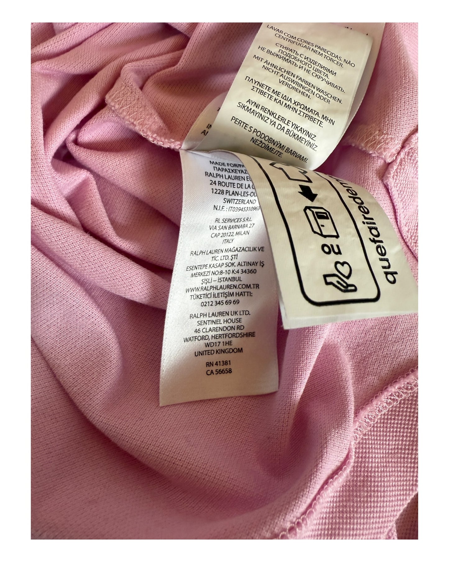 Polo Ralph Lauren Poloshirt rosa Größe L