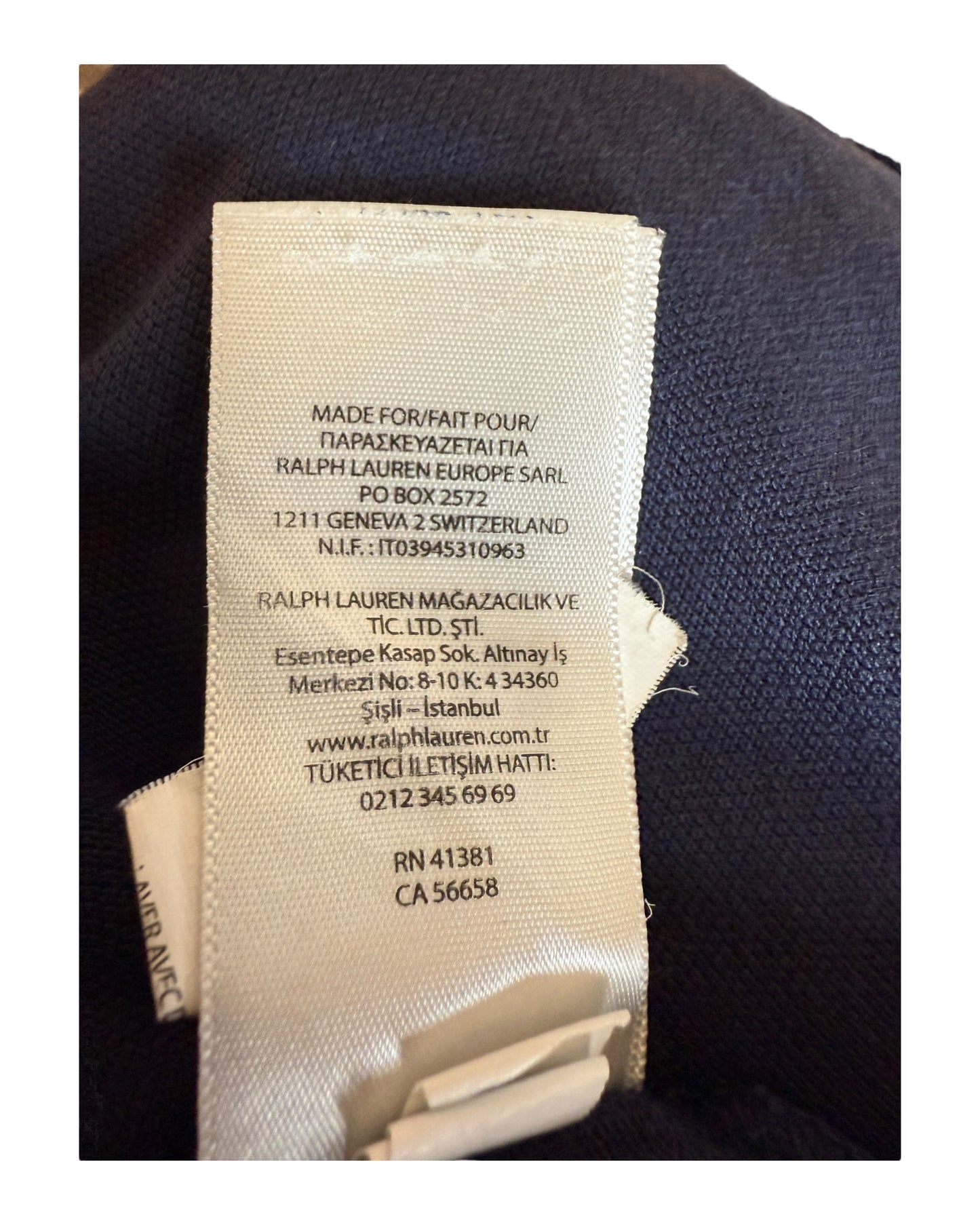 Polo Ralph Lauren Poloshirt marineblau Größe L