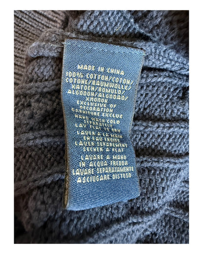 Polo Ralph Lauren Zopfmuster Cardigan marineblau Größe M