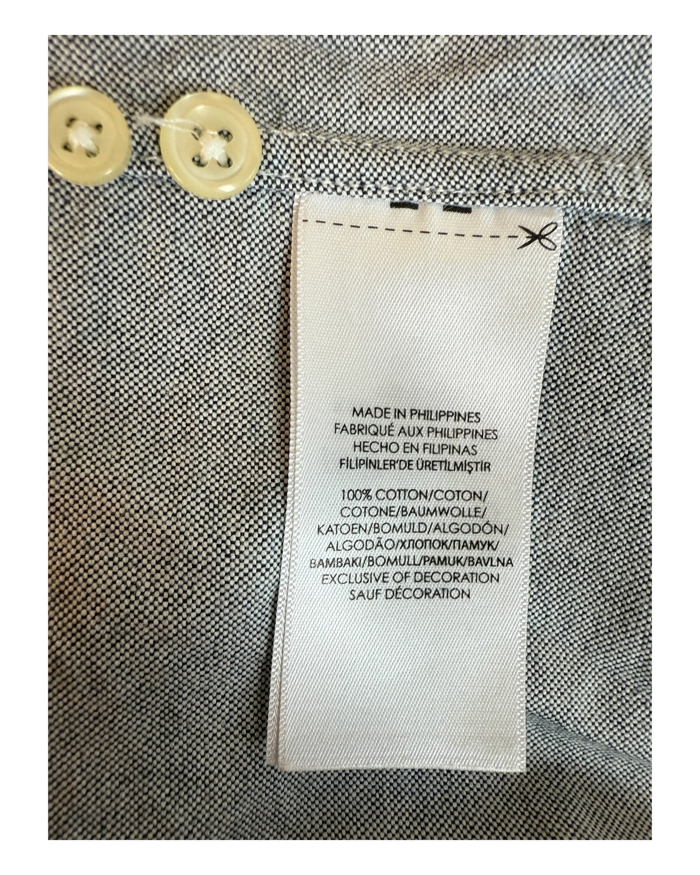 Polo Ralph Lauren Oxfordhemd grau Größe L