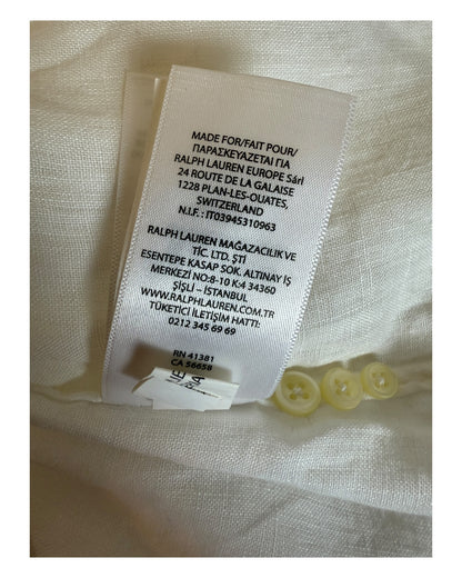 Polo Ralph Lauren Leinenhemd weiß Größe L