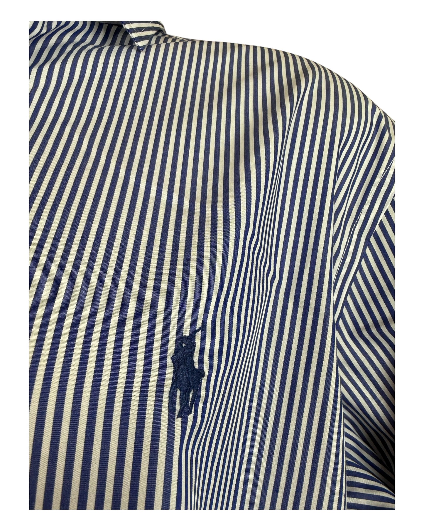 Polo Ralph Lauren Hemd blau weiß gestreift Größe L
