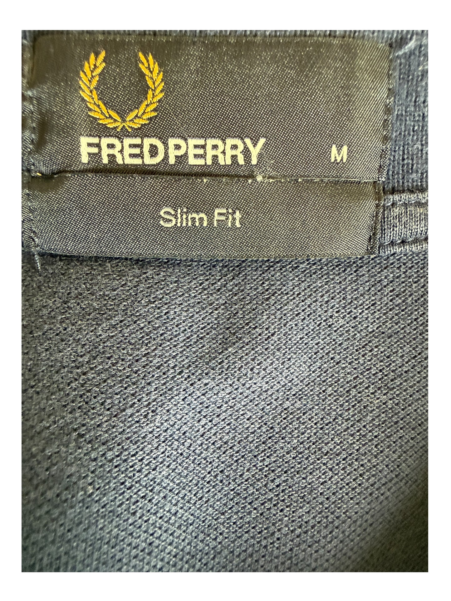 Fred Perry Poloshirt marineblau Größe M