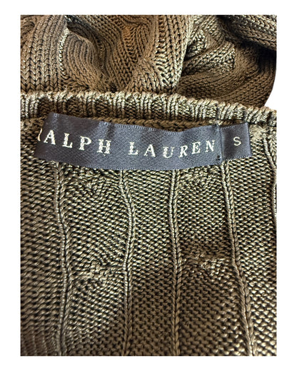 Polo Ralph Lauren Zopfmuster Pullover khaki Größe S