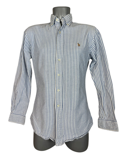 Polo Ralph Lauren Oxfordhemd blau weiß gestreift Größe S