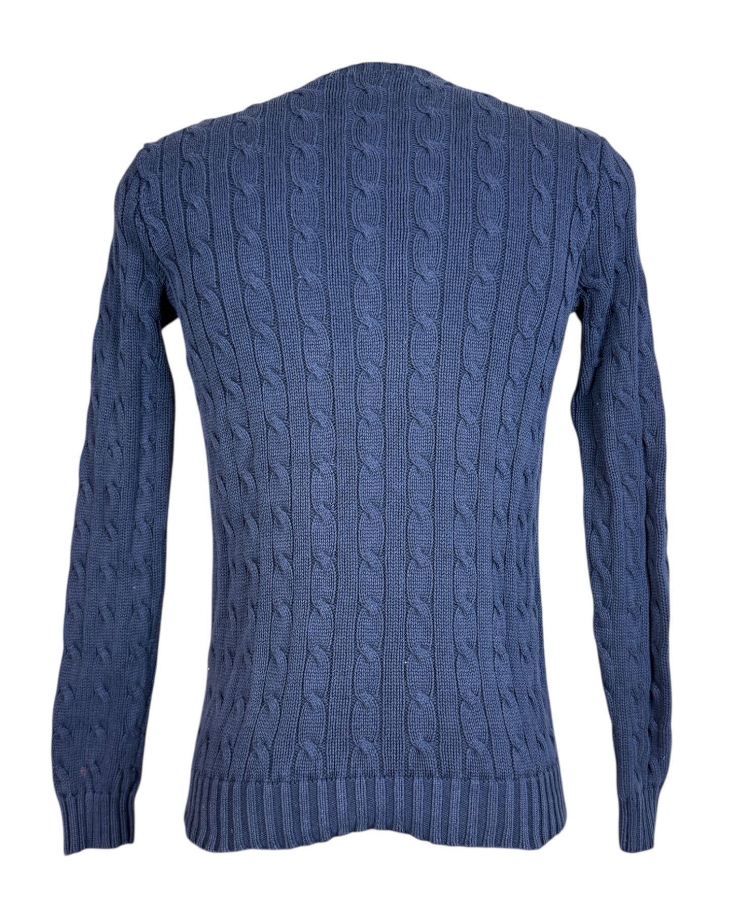 Polo Ralph Lauren Zopfmuster Pullover marineblau Größe S
