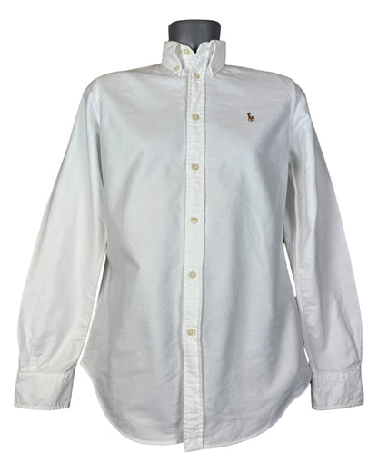 Polo Ralph Lauren Oxford Bluse weiß Größe M