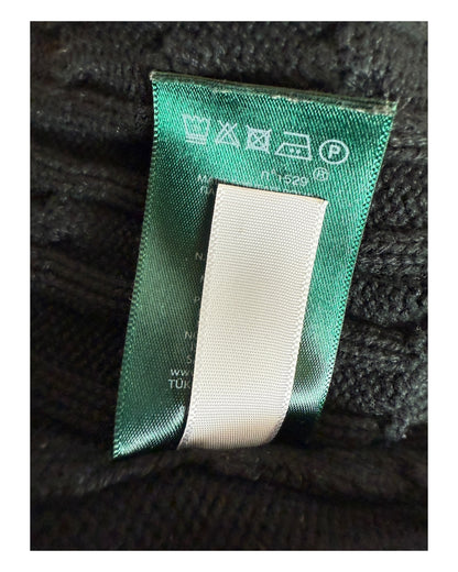 Polo Ralph Lauren Zopfmuster Pullover schwarz Größe M