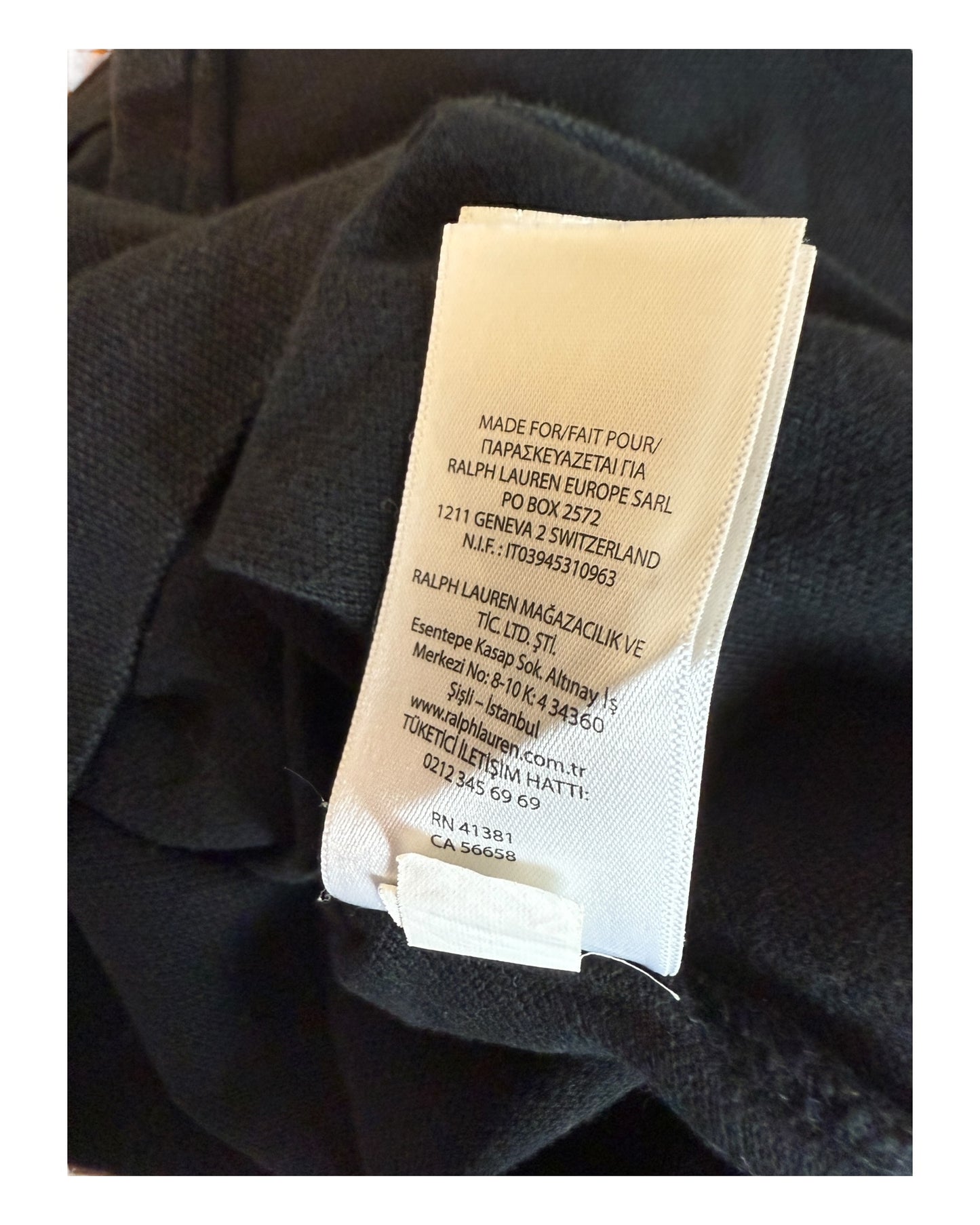 Polo Ralph Lauren Poloshirt schwarz Größe L