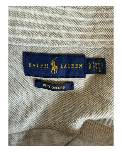Polo Ralph Lauren Knit Oxford Bluse grau Größe S