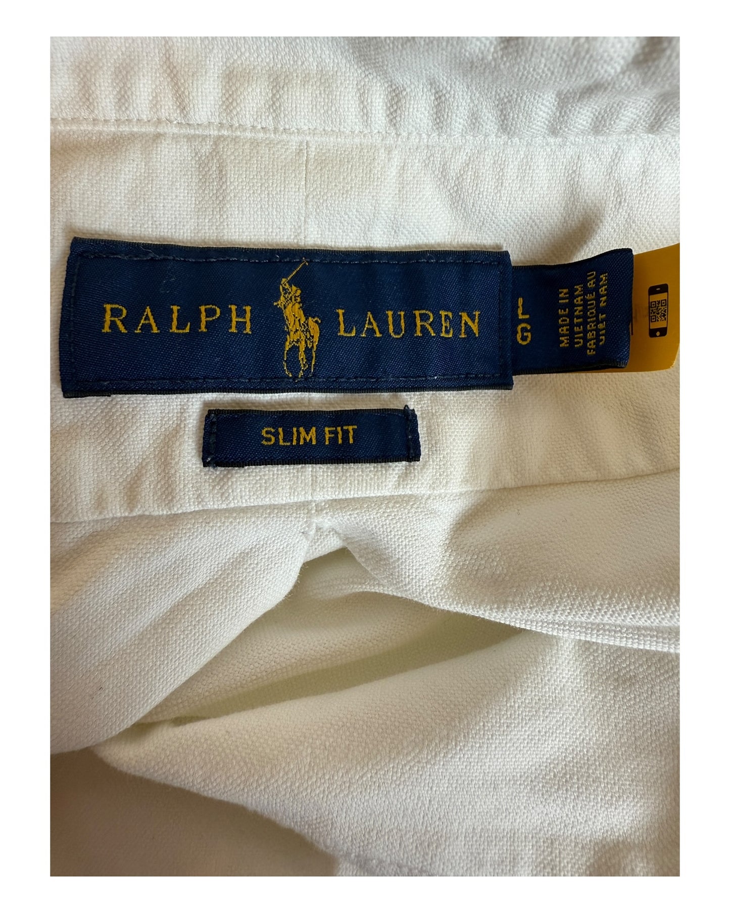 Polo Ralph Lauren Oxfordhemd weiß Größe L