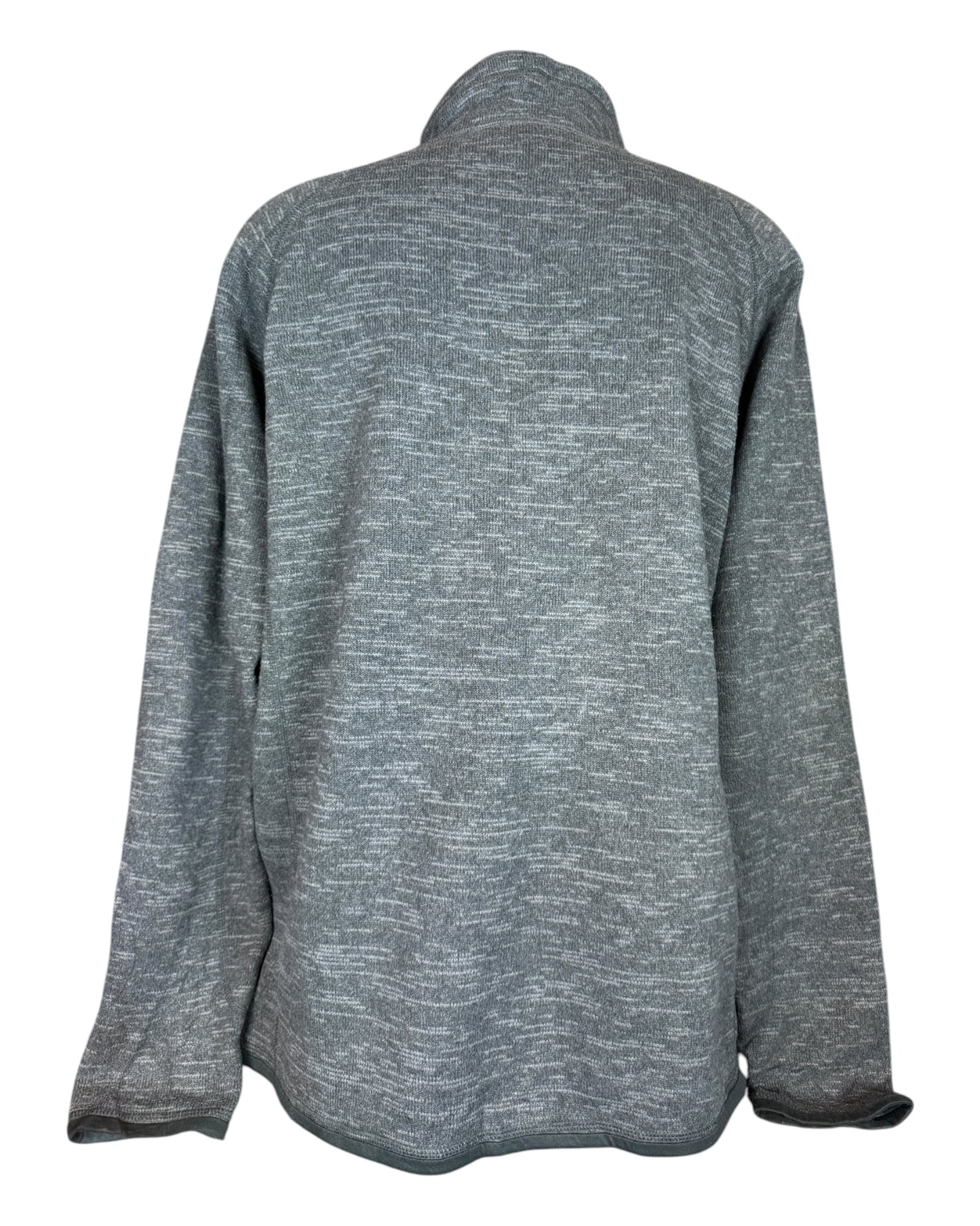 Patagonia Fleece Half Zip Pullover grau Größe L