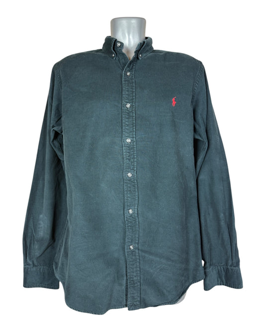 Polo Ralph Lauren Cordhemd schwarz Größe L