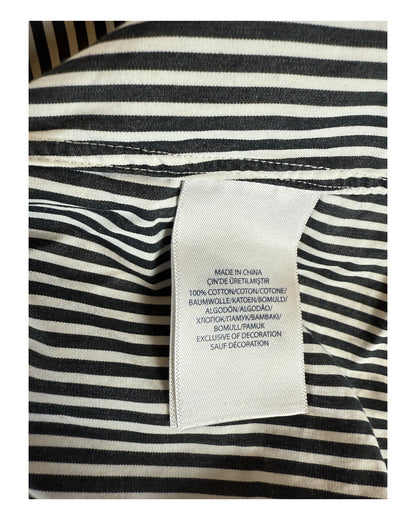 Polo Ralph Lauren Hemd schwarz weiß gestreift Größe M
