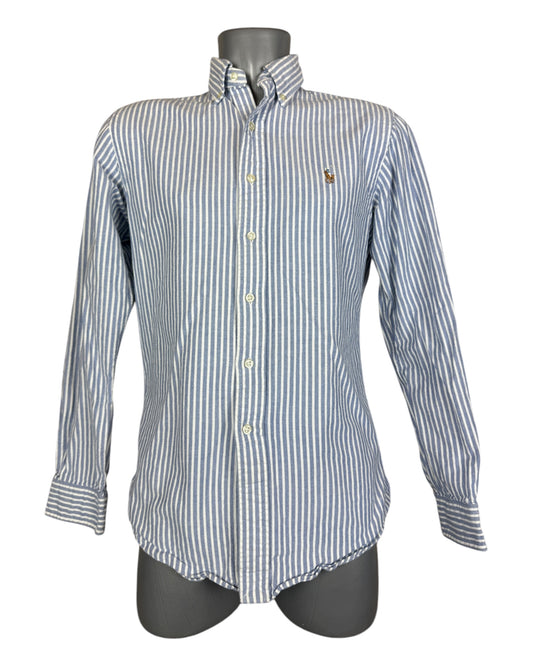 Polo Ralph Lauren Oxfordhemd hellblau weiß gestreift Größe S