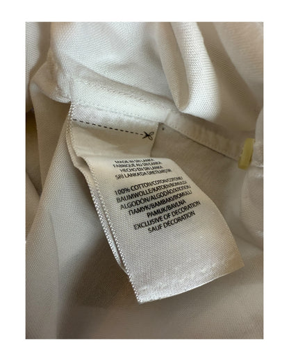 Polo Ralph Lauren Kurzarm Bluse weiß Größe M
