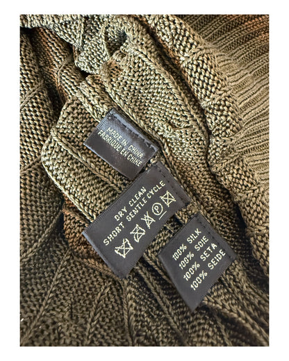 Polo Ralph Lauren Zopfmuster Pullover khaki Größe S