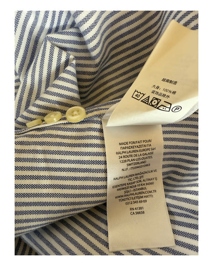 Polo Ralph Lauren Oxfordhemd blau weiß gestreift Größe L