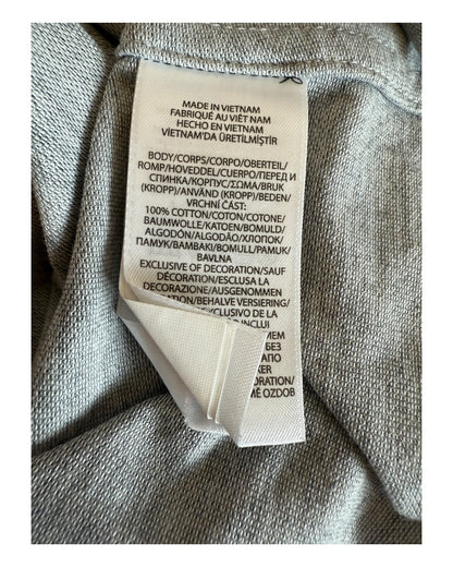 Polo Ralph Lauren Knit Oxford Bluse grau Größe L