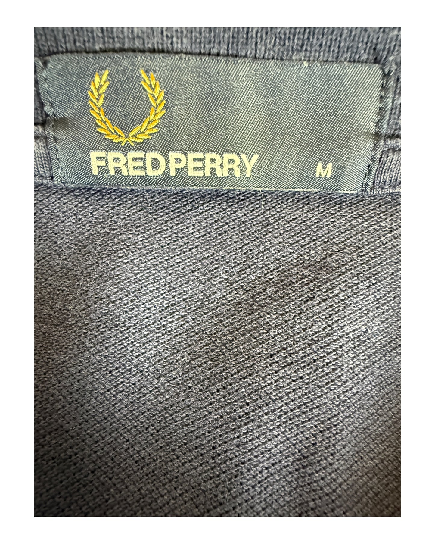 Fred Perry Poloshirt marineblau Größe M