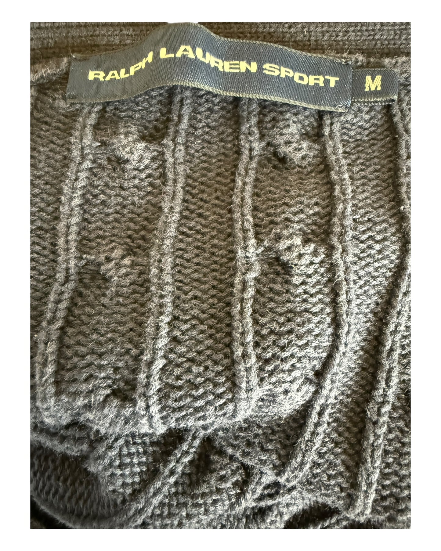 Polo Ralph Lauren Zopfmuster Cardigan marineblau Größe M