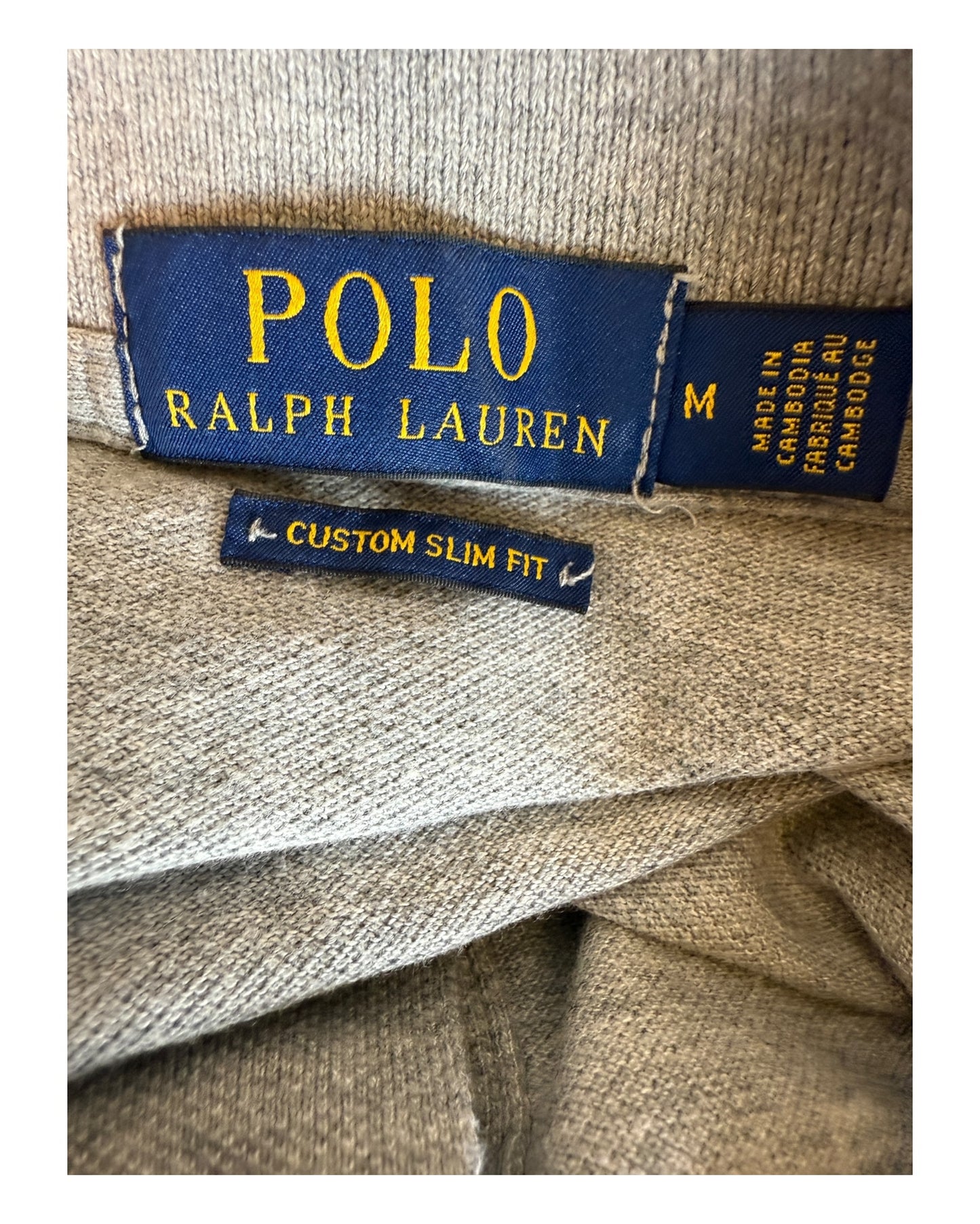 Polo Ralph Lauren Poloshirt grau Größe M