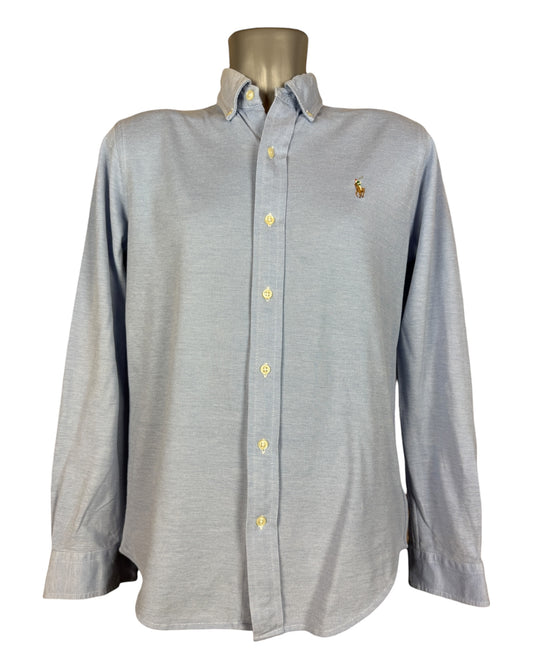 Polo Ralph Lauren Knit Oxfordhemd hellblau Größe S