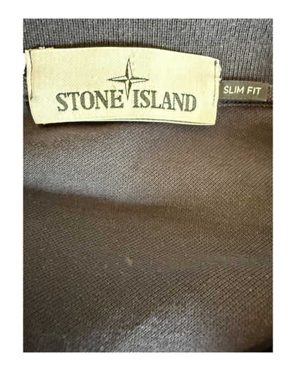 Stone Island Poloshirt schwarz Größe L
