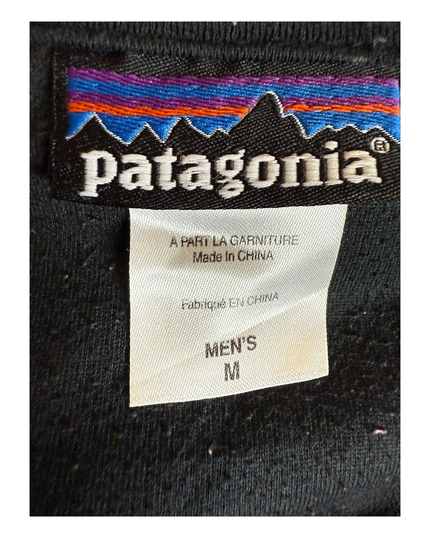 Patagonia Fleece Jacke schwarz Größe M