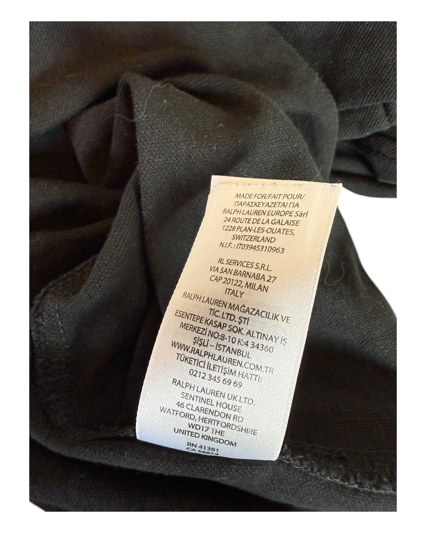 Polo Ralph Lauren Hemd schwarz Größe M
