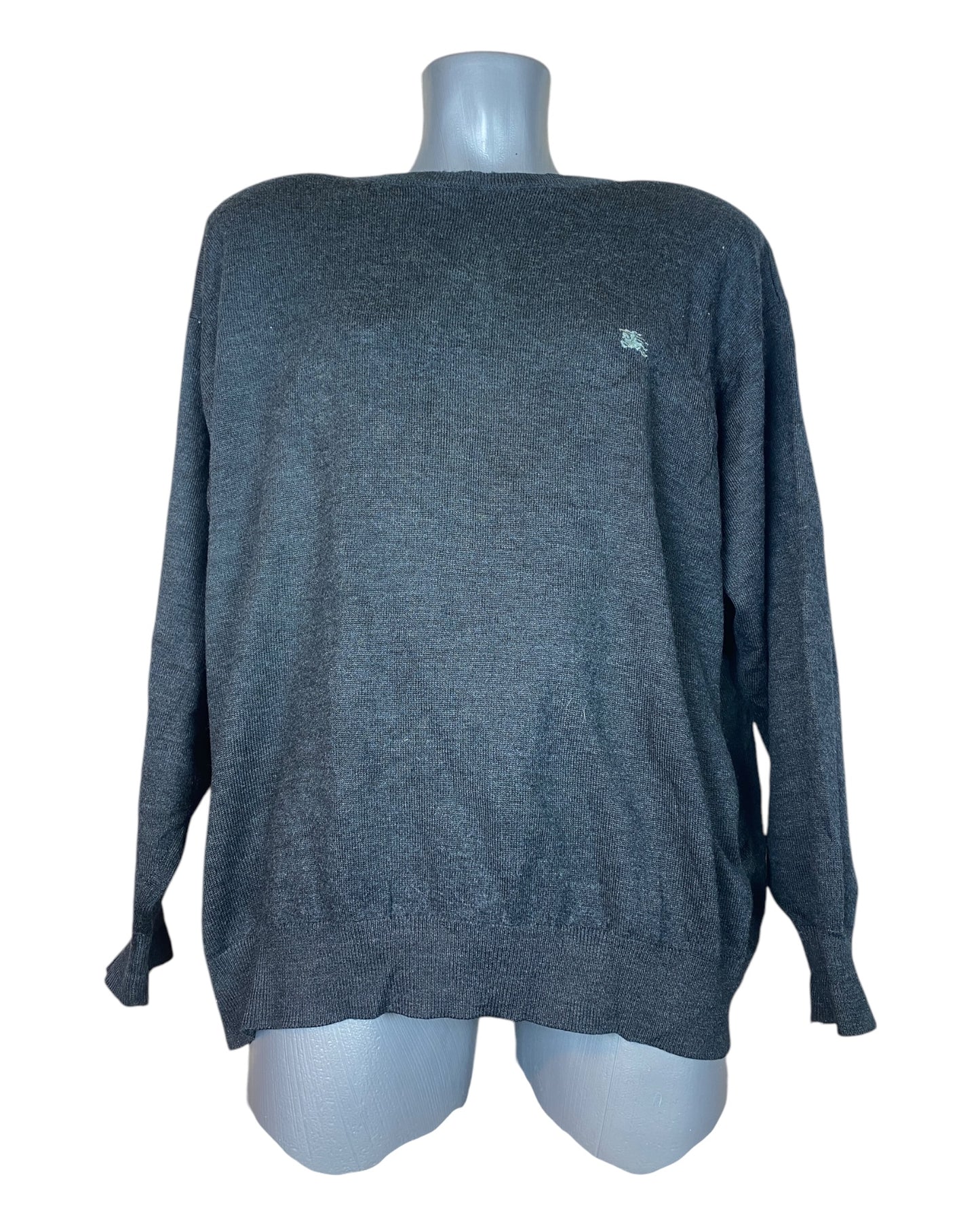 Burberry Pullover schwarz meliert Größe L