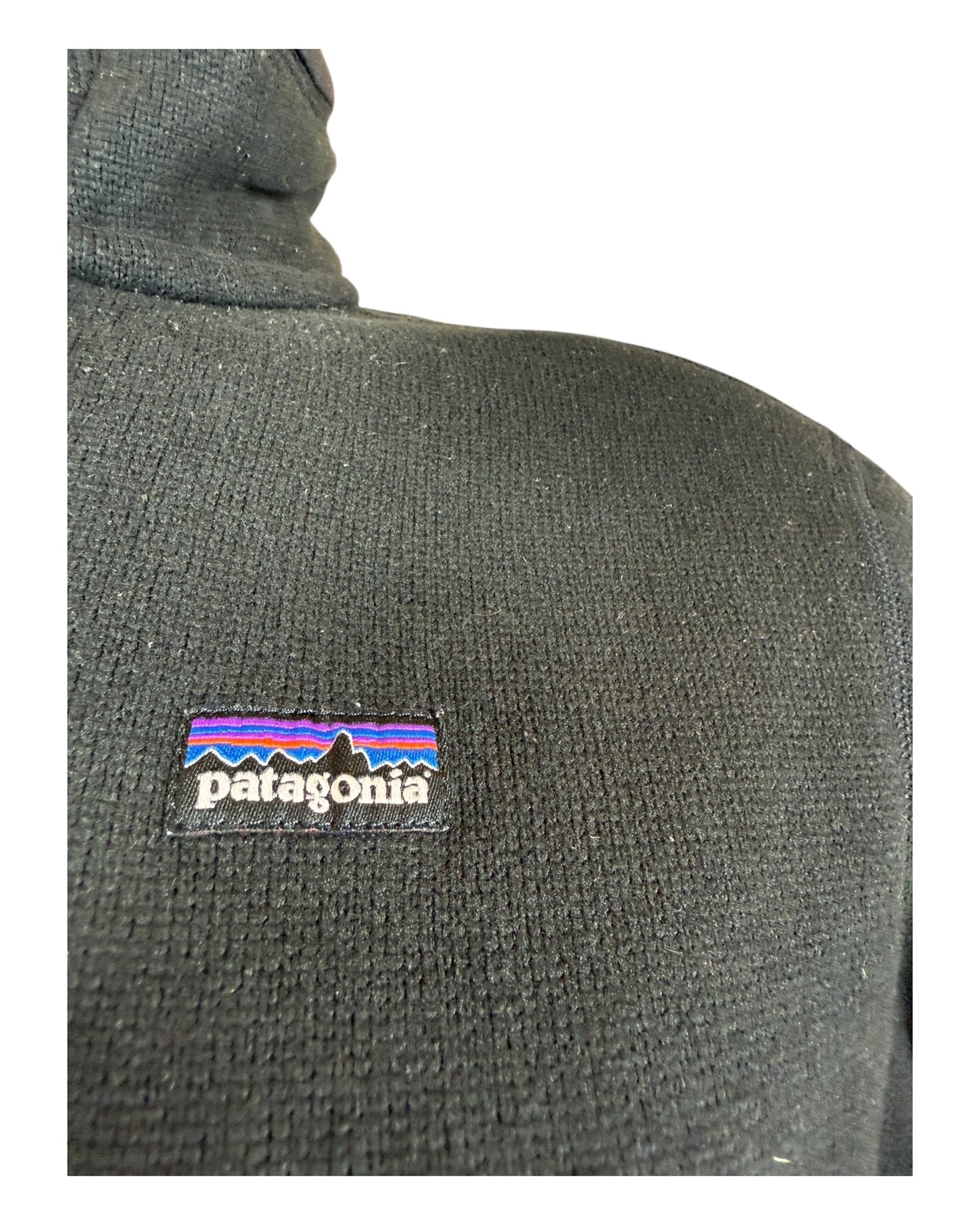 Patagonia Fleece Jacke schwarz Größe L